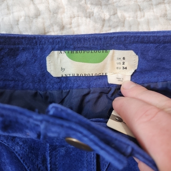 NWT Anthropologie Button-Front Mini Skirt size 2 - Picture 9 of 10